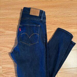 Levis high rise skinny